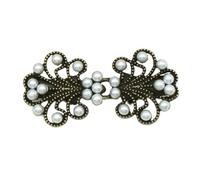 Broche con diamantes de imitación de cristal para camisa de vestir, cárdigan, hebillas de conexión, accesorio para los amantes de la moda, cadena de suéter de metal, E, como se describe