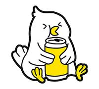 Broche con diseño de animales de dibujos animados, insignia de pollito, a la moda, para mujer, elegante, decoración de fiesta de Navidad, talla única, como se describe