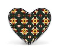 Broche con diseño de navajo del suroeste con forma de corazón, para sombrero, ropa, joyas, accesorios, regalos para bodas y fiestas