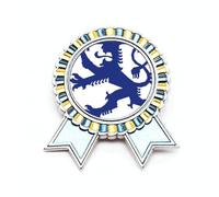 Broche con emblema nacional de Finlandia, símbolo del país, ganador de la medalla, Medium, Metal