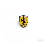 Broche con emblema para Ferrari, pin de solapa unisex de aleación resistente para el personal de talleres 4S y entusiastas fieles a la marca de automóviles