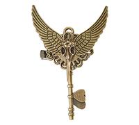 Broche con engranajes steampunk, ala, calavera, animal, horquillas, accesorio de disfraz para vestido, abrigo, steampunk, gótico, broche de metal, clip para el pelo para mujeres, disfraces, hombres