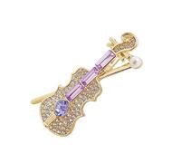 Broche Con Forma De Violín Con Tachuelas De Diamantes De Imitación Pin De Solapa Pin Artístico Para Traje De Evento Formal Mujeres Y Hombres Violín Unisex Para Mujeres
