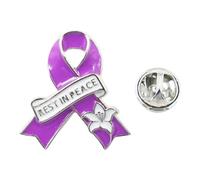 Broche con símbolo de paz, regalo funerario con acento de descanso en paz, para uso diario conmemorativo, versátil broche de moda, talla única, como se describe