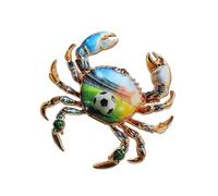 Broche conmemorativo de aniversario ajustable, elegante, que combina lo deportivo con la estética patrimonial, Pin con revestimiento de aleación de Metal