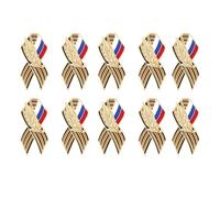 Broche conmemorativo del Día de las Victorias de Rusia con cierre seguro para exhibición patriótica y regalo del día de la victoria