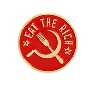 Broche creativo de la bandera rusa de la Unión Soviética, insignia de metal con cinta de San Jorge y oreja de trigo, pin de recuerdo del día de la victoria, 1.0*1.0*1.0