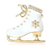 Broche creativo deportivo para zapatos de patinaje sobre hielo, unisex, de aleación, para uso casual, invierno, accesorios de fiesta, broche de fiesta, One Size, como se describe