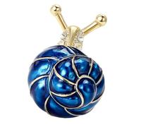 Broche creativo esmaltado con diseño de caracol de aceite de goteo, artesanía de aleación para entusiastas de la moda que buscan estilos únicos, diseño de caracol de aceite de goteo esmaltado creativo