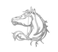 Broche De Abrigo - Broche De Caballo De Metal, Alfiler De Caballo De Diamantes De Imitación, Joyería De Ramillete De | Pin Con Forma De Caballos Para Fiesta De Banquete, Disfraz, Suéter, Bufanda,