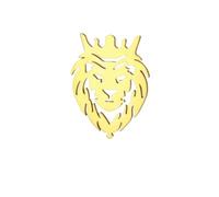 Broche de acero inoxidable con diseño de tótem, diseño de animales, estilo punk, insignias de cuello de traje, insignias de decoración, As show, Acero aleado