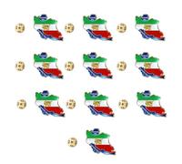 Broche de acero inoxidable con símbolo de los leones nacionales de Irán, accesorio de recuerdo de Irán, accesorio patriótico para hombres y mujeres, Farawaha Iran, como se describe