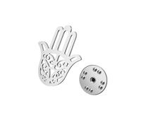 Broche de aleación con diseño de animales de dibujos animados, artículo de moda con función ligera para un uso fácil y alegre regalo broche, A, como se describe