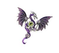 Broche de aleación de dragón hecho a mano para un estilo versátil Pin de para regalos y ocasiones Broche de diseño de dragón hecho a mano