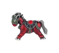 Broche de aleación de estilos retro, decoración para mujeres y hombres, accesorio de moda, uso diario, informal, broche de aleación de caballo, pin, talla única, como se describe