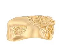 Broche de aleación de media cara humana, broches exagerados de metal, insignias de personalidad, accesorios de ropa, As show, Hierro