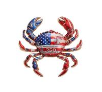 Broche de aleación de metal permanente con diseño de fútbol para los amantes del deporte y eventos patrióticos, Einheitsgröße, como se describe