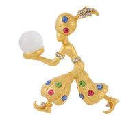 Broche de aleación de mujer vintage Aladdin para niña sombrero bolsa vestido
