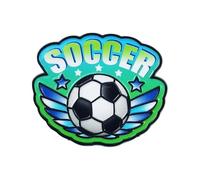 Broche de aleación de Zn con Pin esmaltado de fútbol para eventos de fútbol en 3D hecho a mano para coleccionistas de fanáticos y accesorios de, ramillete a juego para parejas