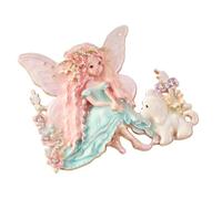Broche de aleación fácil de usar, diseño adorable para uso diario, accesorio de hada de dibujos animados para niñas, talla única, como se describe