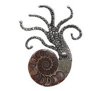 Broche de aleación grande para ramillete único adecuado para mujeres y niñas, ropa y bolsos, broches