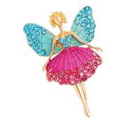 Broche de aleación para niña de ballet que evita pérdidas durante las actividades, joyas de viaje, piezas de joyería para mujeres y niñas, broche multifuncional, talla única, como se describe