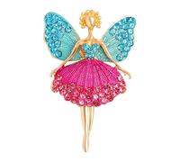 Broche de aleación para niña de ballet que evita pérdidas durante las actividades, joyas de viaje, piezas de joyería para mujeres y niñas, broche multifuncional, One Size, como se describe