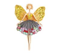 Broche de aleación para niña de ballet que evita pérdidas durante las actividades, joyas de viaje, piezas de joyería para mujeres y niñas, broche multifuncional, talla única, como se describe