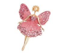 Broche de aleación para niña de ballet que evita pérdidas durante las actividades, joyas de viaje, piezas de joyería para mujeres y niñas, broche multifuncional, talla única, como se describe