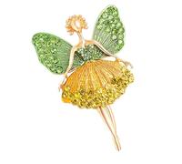 Broche de aleación para niña de ballet que evita pérdidas durante las actividades, joyas de viaje, piezas de joyería para mujeres y niñas, broche multifuncional, talla única, como se describe