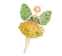 Broche de aleación para niña de ballet que evita pérdidas durante las actividades, piezas de joyería de viaje para mujeres y niñas, broche de fiesta, talla única, como se describe