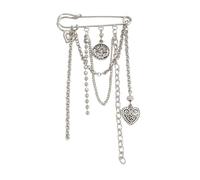 Broche de aleación para pantalones, ajustador de longitud, pin decorativo para pantalones, jeans, ropa, proyectos de costura, aleación de hierro, pin decorativo, talla única, como se describe