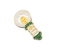 Broche de aleación para solapa y sombrero, elegante accesorio de ropa para eventos religiosos y entusiastas de la moda, talla única, como se describe