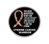 Broche de aleación premium para concienciar sobre el cáncer de mama con diseño de lazo rosa.