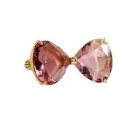 Broche de aleación resistente con lazo, elegante accesorio formal con broche de aleación de cierre seguro, One Size, Como se describe