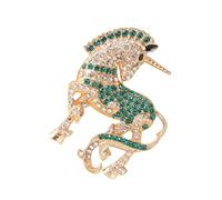 Broche de aleación resistente con símbolo del zodiaco chino, para accesorios de moda y ocasiones especiales, Einheitsgröße, como se describe