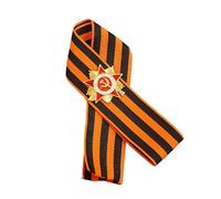 Broche de aleación resistente de StGeorge para conmemorar la gran guerra patriótica con elegantes diseños de colores vibrantes para eventos conmemorativos, talla única, como se describe