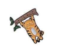 Broche de alienígena verde de dibujos animados único con diseño llamativo para creadores de tendencias y entusiastas del anime. Broche llamativo, 1, 1 unidad