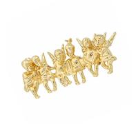 Broche de Ángel encantador, Pin de solapa de aleación elegante, decoración ligera para pecho, regalo de joyería para mujeres y niñas, Pin de Ángel Vintage