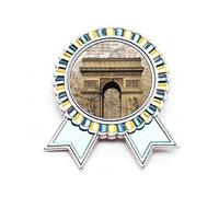 Broche de arco del triunfo con la mejor insignia de París, Medium, Metal