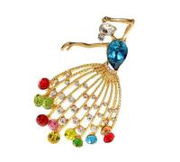 Broche de bailarina de ballet vintage hecho a mano, joyería inspirada en la danza para amantes de la danza, broche versátil para trajes, talla única, como se describe