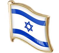 Broche de Bandera israelí Broche de Insignia israelí Broche de Solapa patriótica israelí Broche de Ropa israelí Bolsa de Regalo Camisa