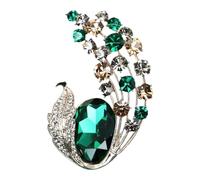 Broche de, Broche de flor, Pin de hoja de diamantes de imitación, Broches de flores de, broche de ramo de hojas de flores para suéteres, trajes, abrigos Tedious