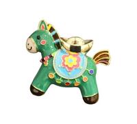 Broche de caballo de dibujos animados adorable y creativo con un colorido patrón de dopamina para mejorar estilos dulces y enérgicos, regalo de cumpleaños