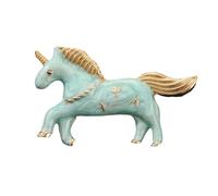 Broche de caballo de un solo cuerno broche insignia elegante pin de pecho joyería diseño único artesanía pin para regalos y estilo, フリーサイズ