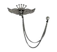 Broche De Cadena 3Pcs Multi-Pattern Golden Chain Brooch