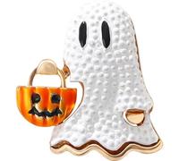 Broche De Calabaza De Halloween, Lindos Alfileres De Esmalte, Broche De Insignia De Metal, Joyería Divertida De Dibujos Animados, Accesorio Festivo Divertido Decorativo