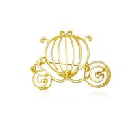 Broche de calabaza hueca para mujer, alfiler dorado, estilo minimalista, accesorio elegante para chaqueta, sombrero o bolsa de regalo, Halloween, Acción de Gracias, otoño, joya de fiesta y decoración