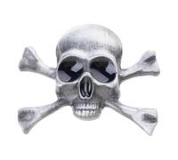 Broche de calavera gótica con diseño de daga, vintage, horror, esqueleto, cruce, espadas, ropa, joyas, solapa, horror, calavera, broches, material de aleación, cruz, Einheitsgröße, como se describe