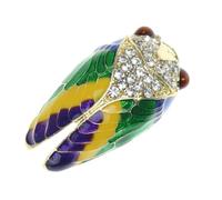 Broche de Cigarra Elegante de Aleación para Mujer, Clip Decorativo